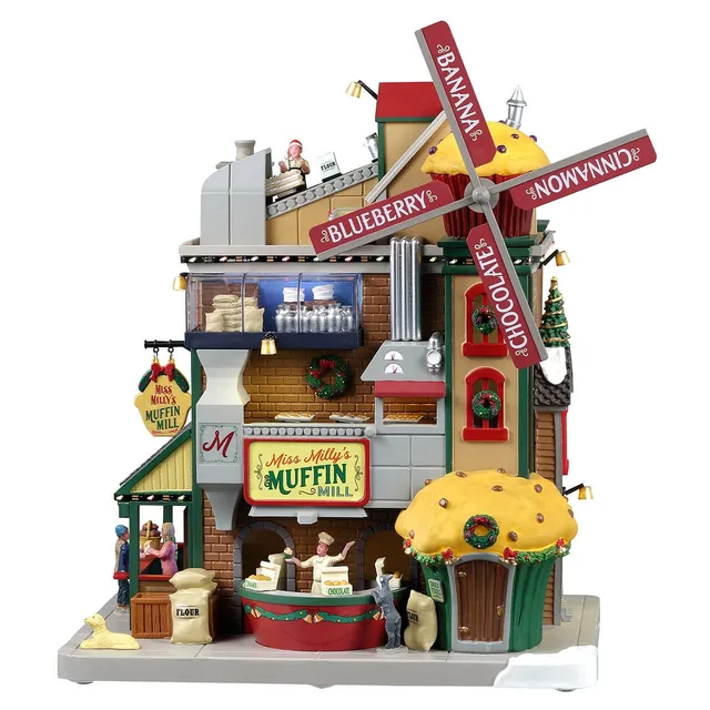 lemax-miss-milly-s-muffin-mill-maison-illumin-e-caddington-village image 1