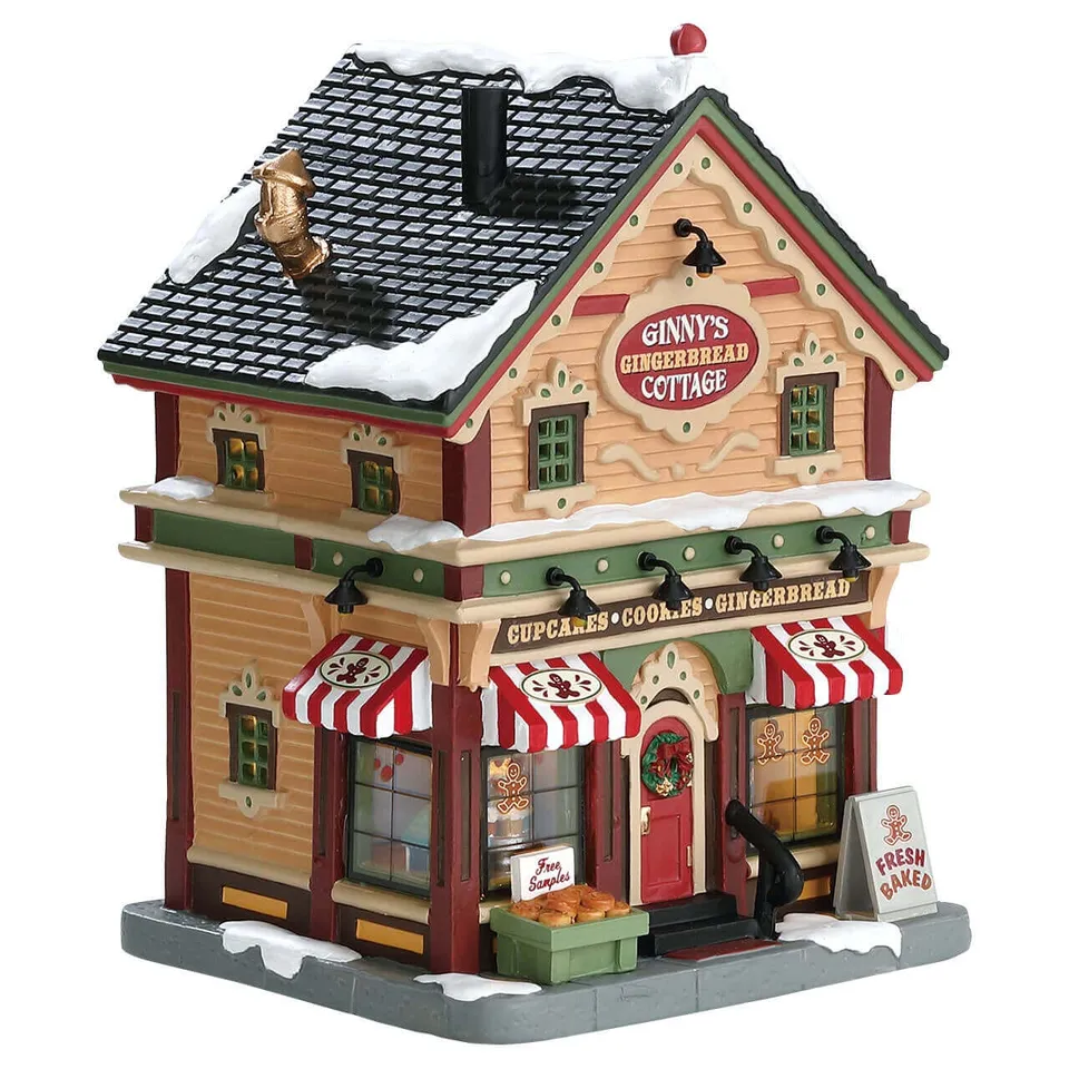 lemax-ginny-s-gingerbread-cottage-chalet-pain-d-pice image 1