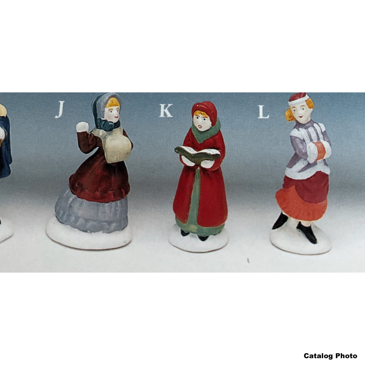 lemax-singing-girl-red-figurine-chanteuse-de-no-l-rouge image 1