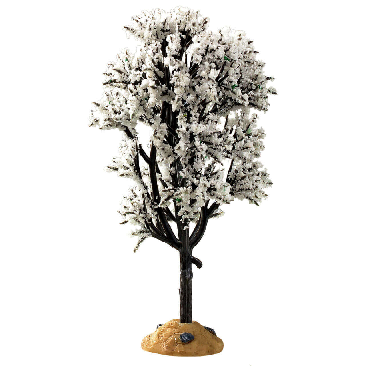 lemax-white-hawthorn-tree-arbre-blanc-miniature-enneig image 1