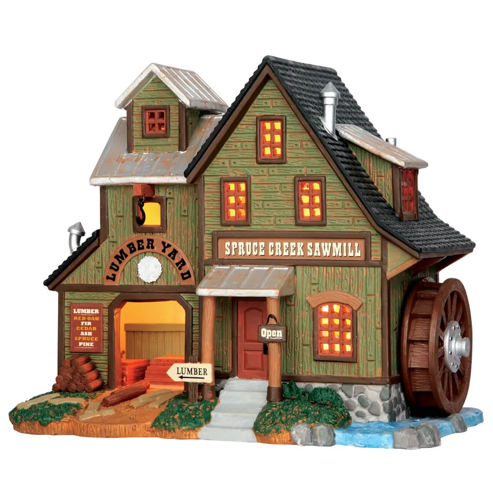 lemax-spruce-creek-sawmill-scierie-lumineuse-village-no-l image 1