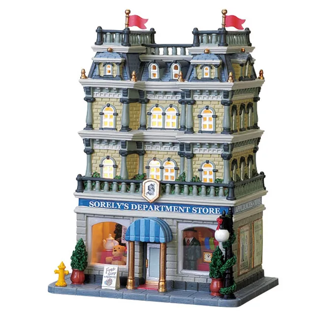 lemax-sorely-s-department-store-grand-magasin-miniature-lumineux image 1