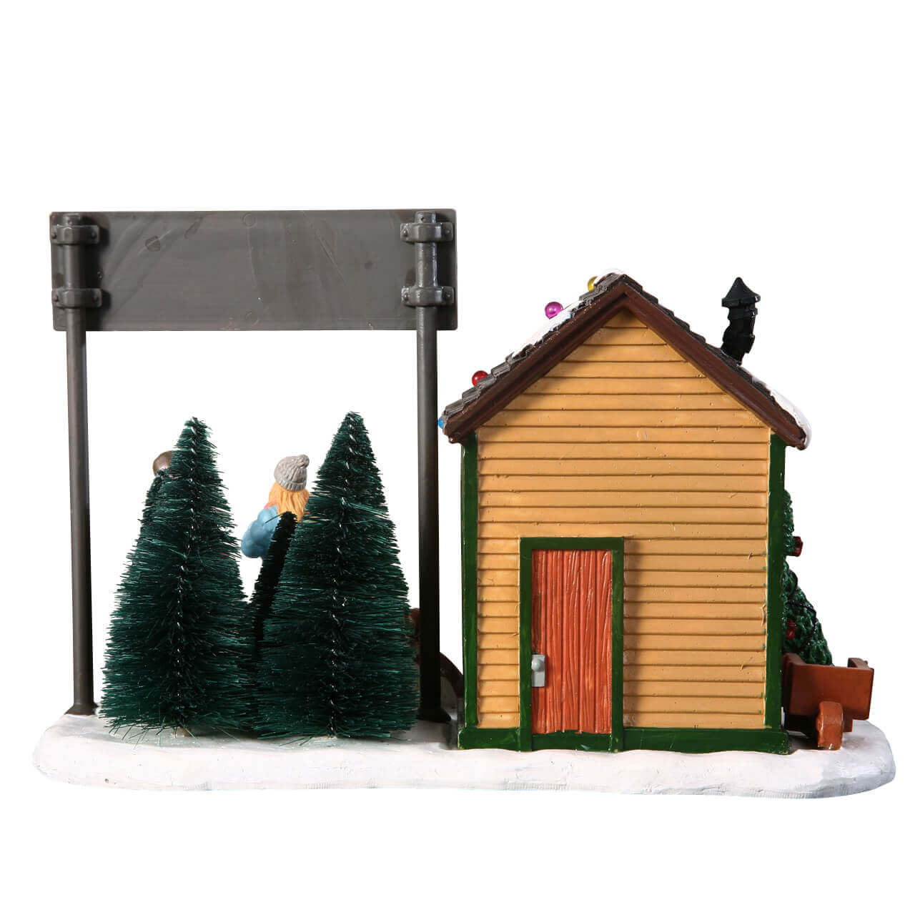 lemax-trees-wreath-lot-lot-sapins-miniatures-et-couronne image 4
