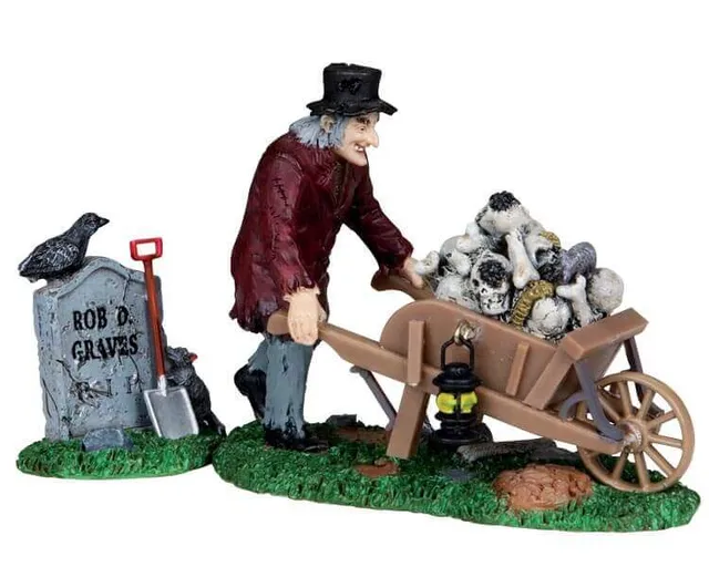 lemax-grave-robber-figurine-spooky-town-halloween image 1