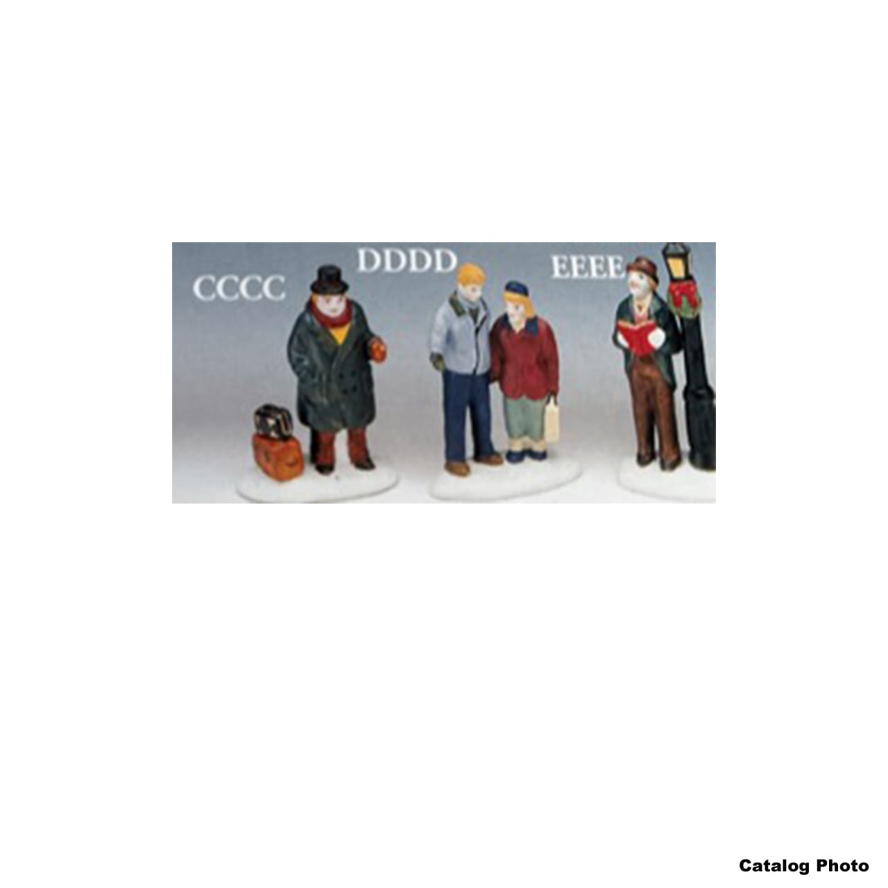 lemax-fat-man-with-luggage-figurine-voyageur-village-miniature image 1