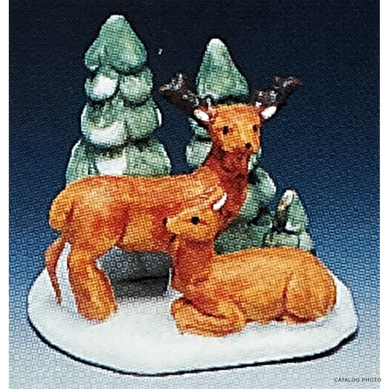 lemax-resting-deer-figurine-cerf-couch-village image 1