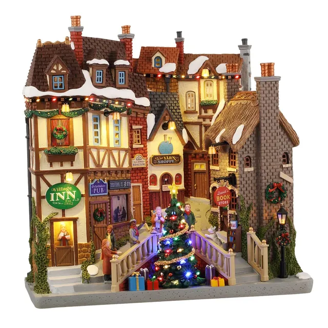 lemax-oxfordshire-village-fa-ade-miniature-caddington image 1