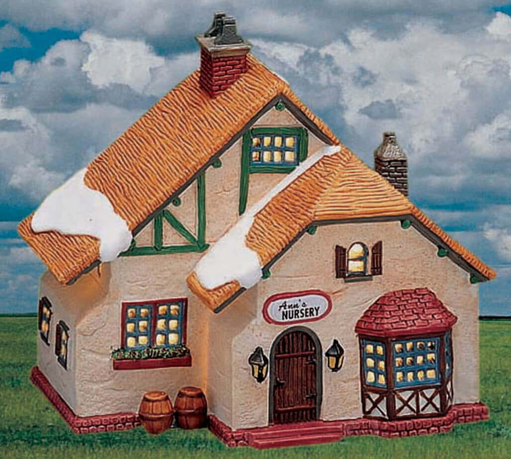 lemax-ann-s-nursery-p-pini-re-fleurie-miniature-lumineuse-village-de-no-l image 1