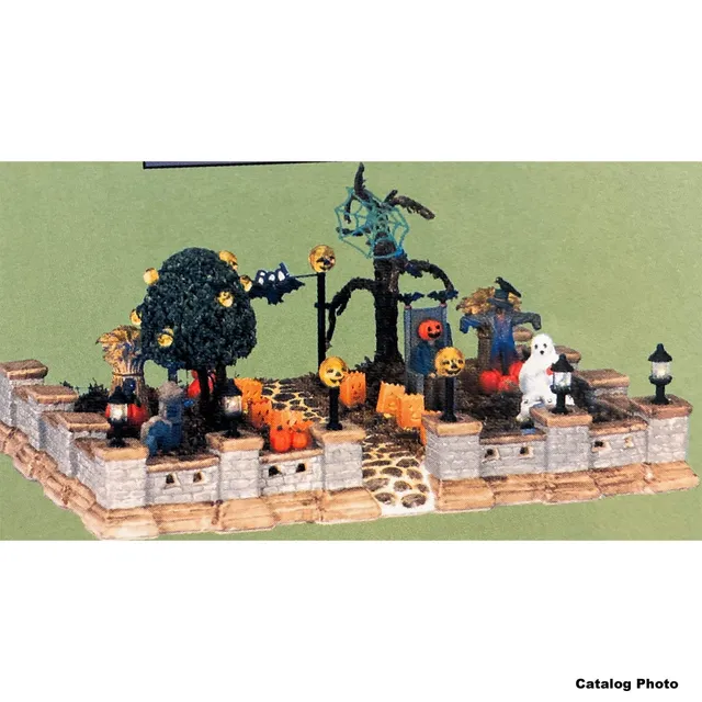 lemax-jack-o-lantern-way-d-cor-rue-citrouilles-lumineuses image 1