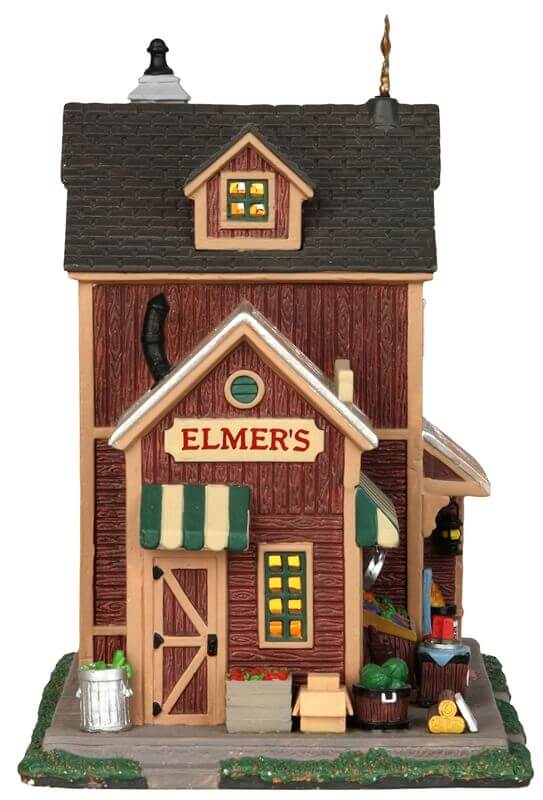 lemax-elmer-s-country-grocery-store-epicerie-miniature-village-lumineux image 2