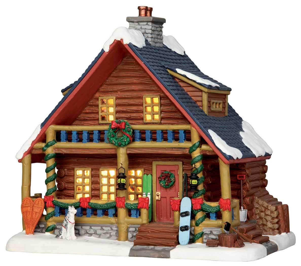 lemax-parker-s-cabin-chalet-miniature-lumineux-de-no-l image 4