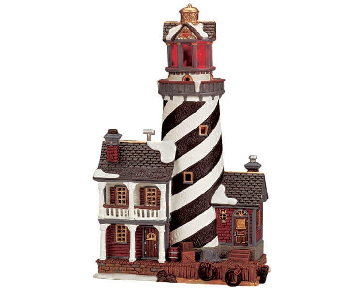 lemax-smuggler-s-cove-lighthouse-phare-miniature-lumineux image 1