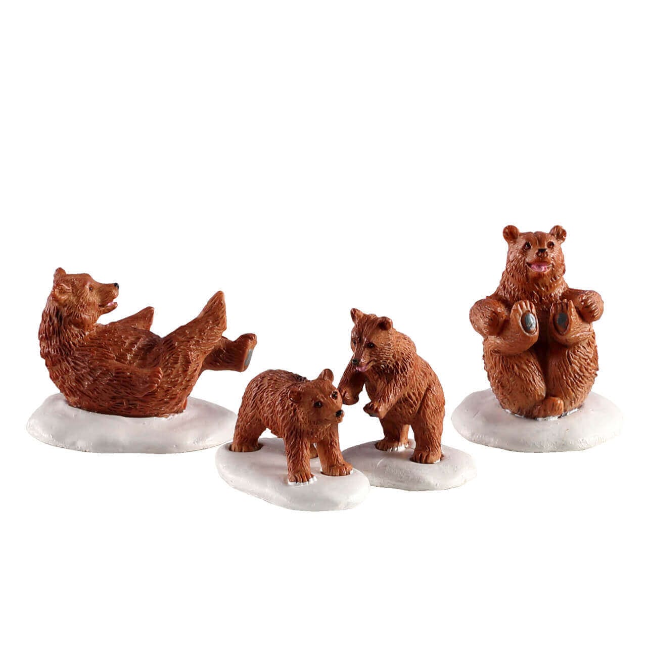 lemax-bear-family-snow-day-figurine-ours-vail-village-neige image 1