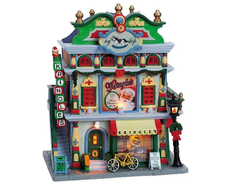 lemax-kringle-s-toy-shop-boutique-lumineuse-village-de-no-l image 1