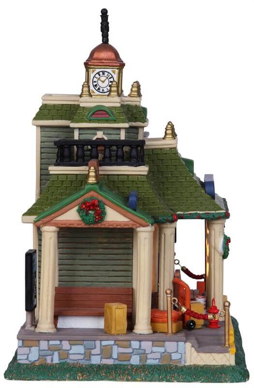 lemax-summit-ridge-depot-gare-de-village-miniature-lumineuse image 2