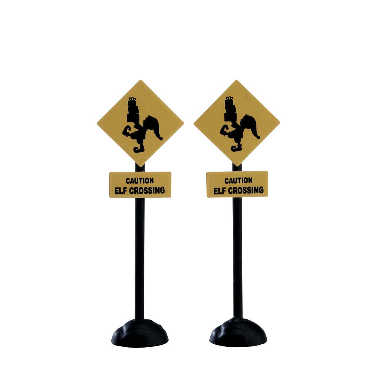 lemax-elf-crossing-sign-set-de-2-panneaux-elfes image 1