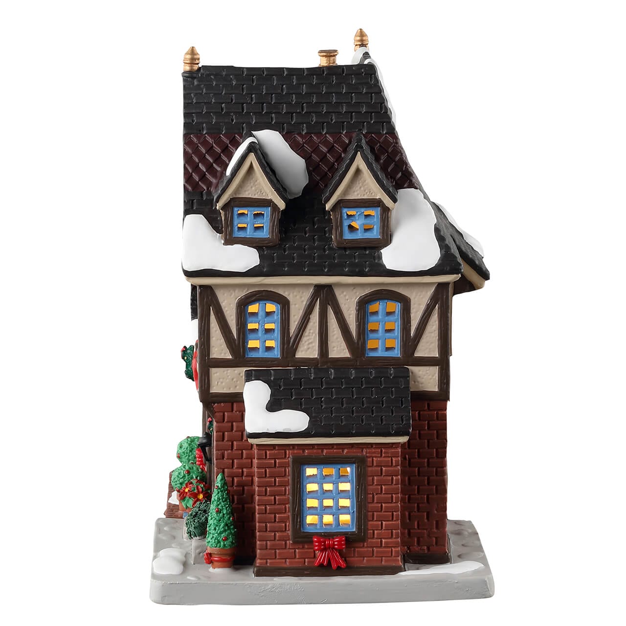 lemax-the-burgher-s-house-maison-tudor-illumin-e-caddington image 3