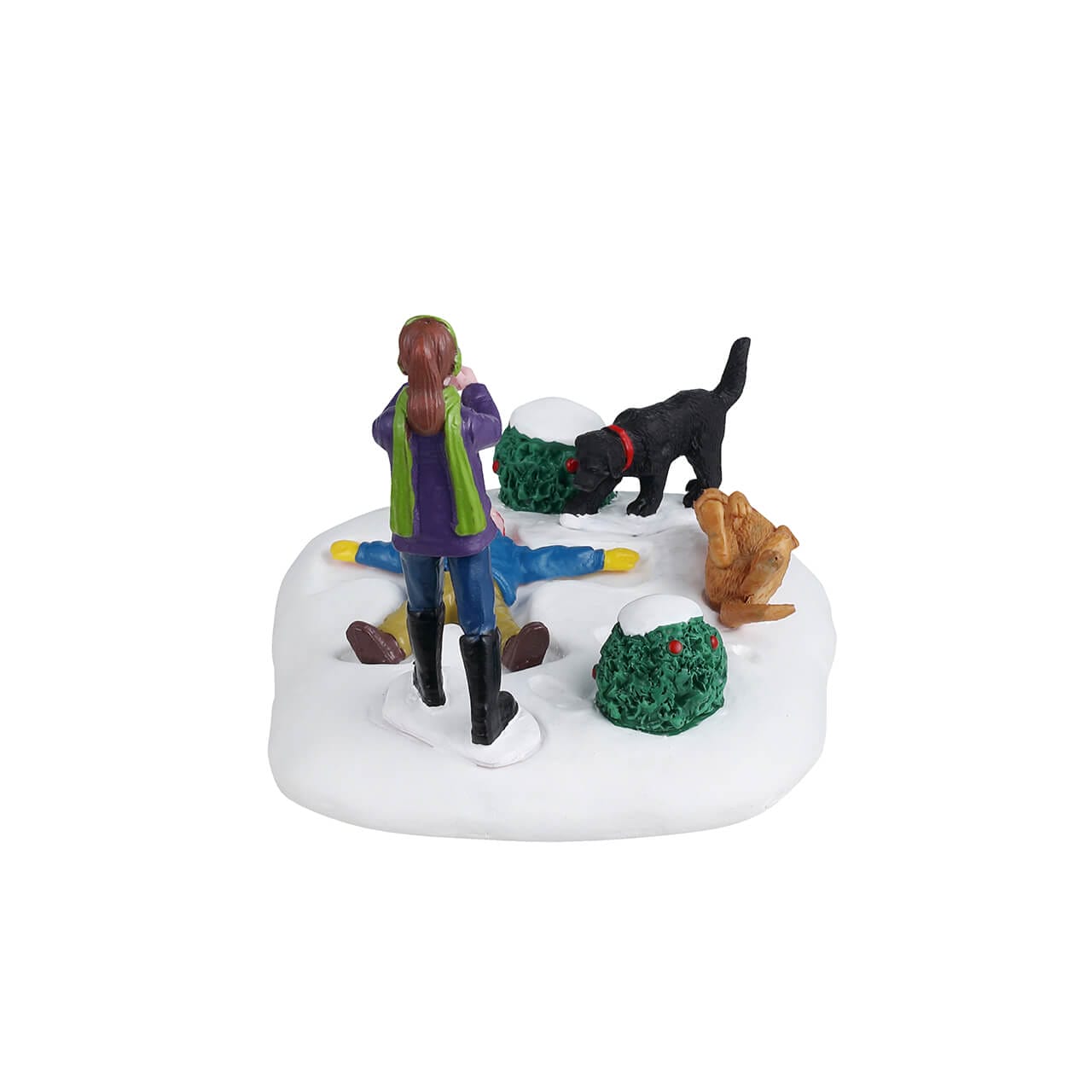 lemax-snow-angel-s-best-friend-sc-ne-amis-et-chiens-vail-village image 3