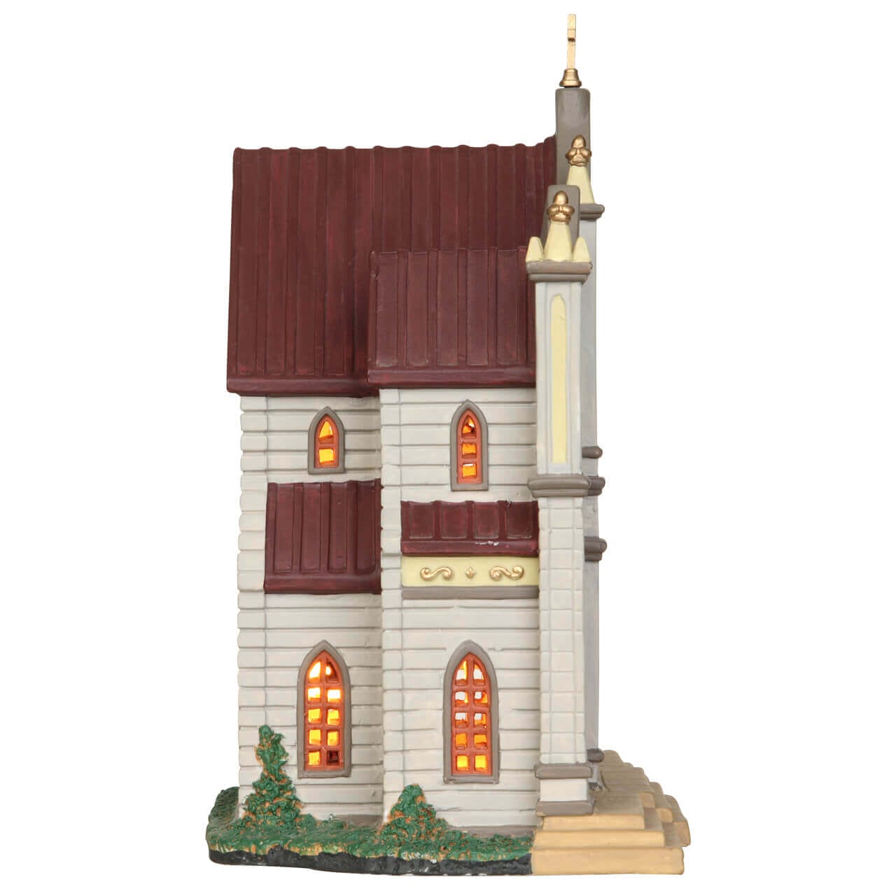 lemax-french-cathedral-cath-drale-miniature-lumineuse-village-de-no-l image 2