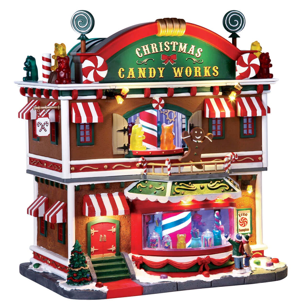lemax-christmas-candy-works-fabrique-de-bonbons-village-de-no-l-lumineuse image 1