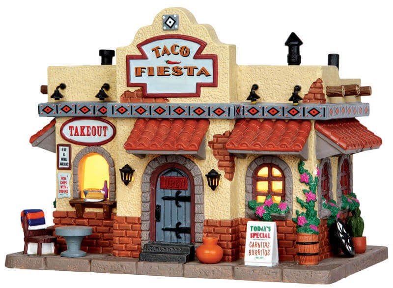lemax-taco-shop-taco-fiesta-b-timent-miniature-village-de-no-l image 1