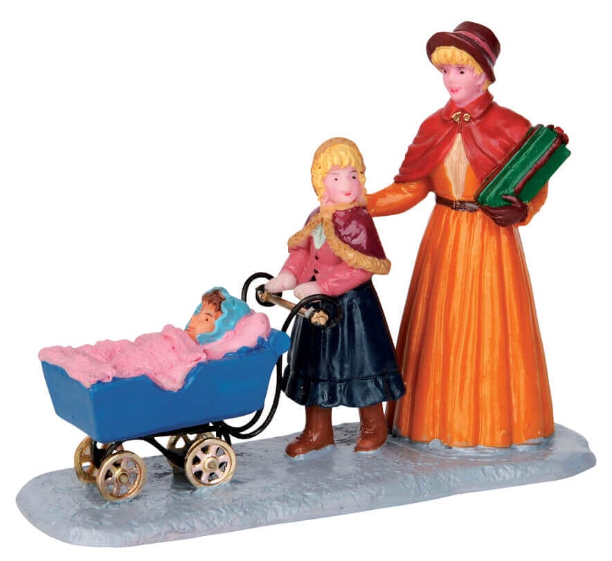 lemax-out-with-dolly-figurine-miniature-village-de-no-l image 1