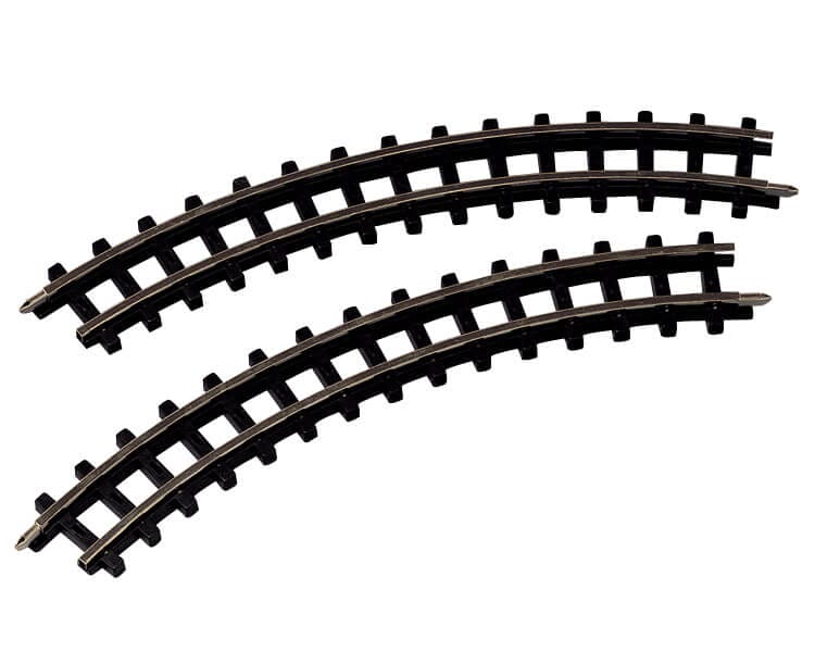 lemax-2-piece-curved-train-tracks-rails-courbes-train-miniature image 1