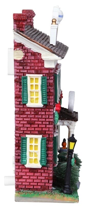 lemax-colonial-tea-house-maison-de-th-miniature-lumineuse image 3