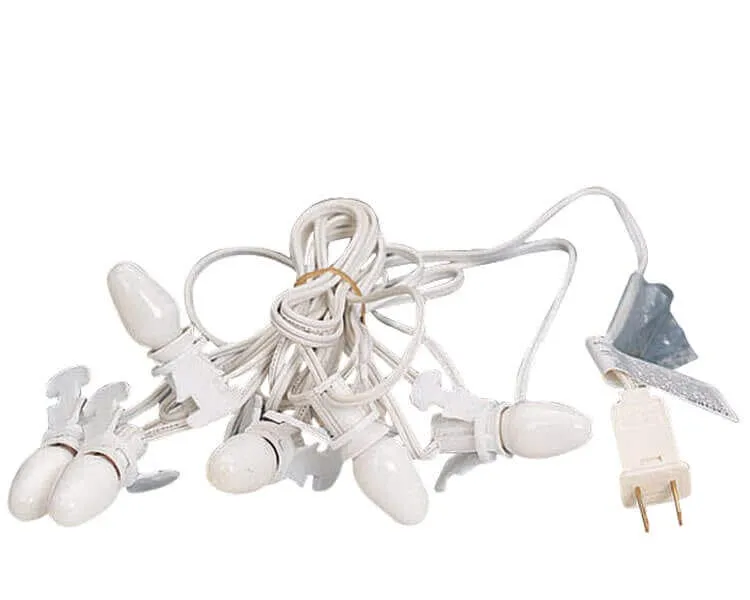 lemax-six-light-cord-cordon-6-lumi-res-pour-village-miniature image 1