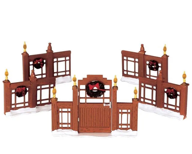 lemax-craftsman-fence-cl-ture-miniature-pour-village-de-no-l image 1