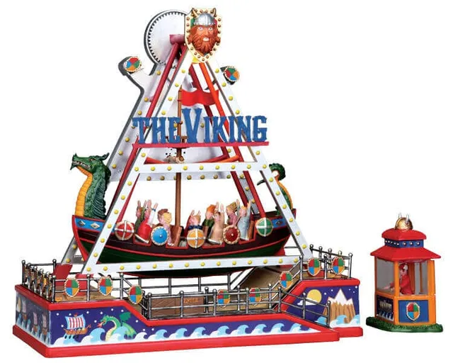 lemax-the-viking-ship-bateau-viking-village-miniature image 1