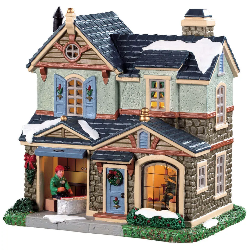 lemax-christmas-surprise-sc-ne-lumineuse-village-de-no-l image 1