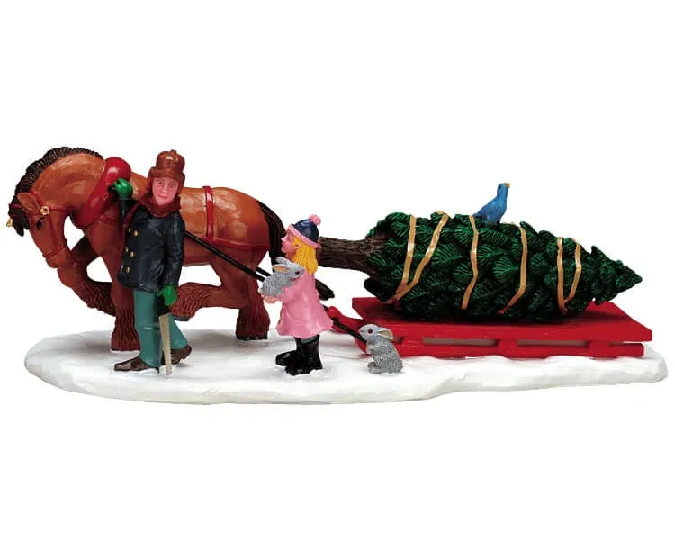 lemax-bringing-christmas-home-figurine-sapin-village-de-no-l image 1