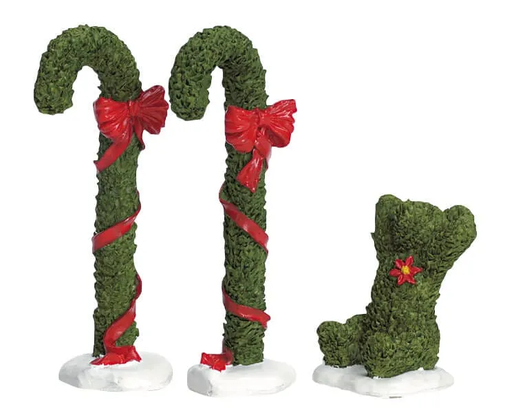 lemax-candy-cane-topiary-topiaire-sucre-d-orge-no-l image 1