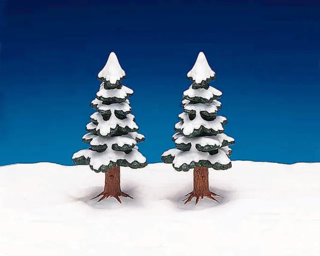 lemax-8-porcelain-pine-tree-sapin-miniature-porcelaine-stable-village-no-l image 1