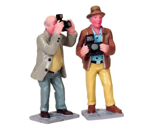 lemax-photographers-lot-figurines-photographes-miniatures image 1