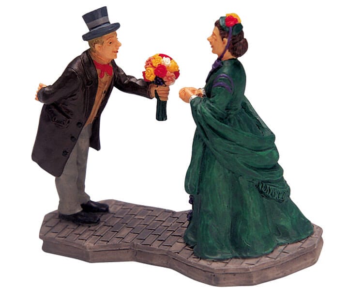 lemax-for-the-lady-figurine-cadeau-fleurs-village-de-no-l image 1