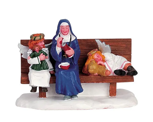 lemax-heavenly-hot-cocoa-break-figurine-pause-chocolat-chaud image 1