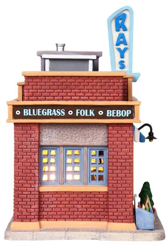lemax-ray-s-record-shop-commerce-miniature-village-de-no-l image 3