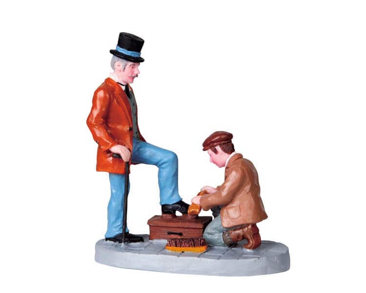 lemax-shoe-shine-boy-figurine-miniature-village-de-no-l image 1