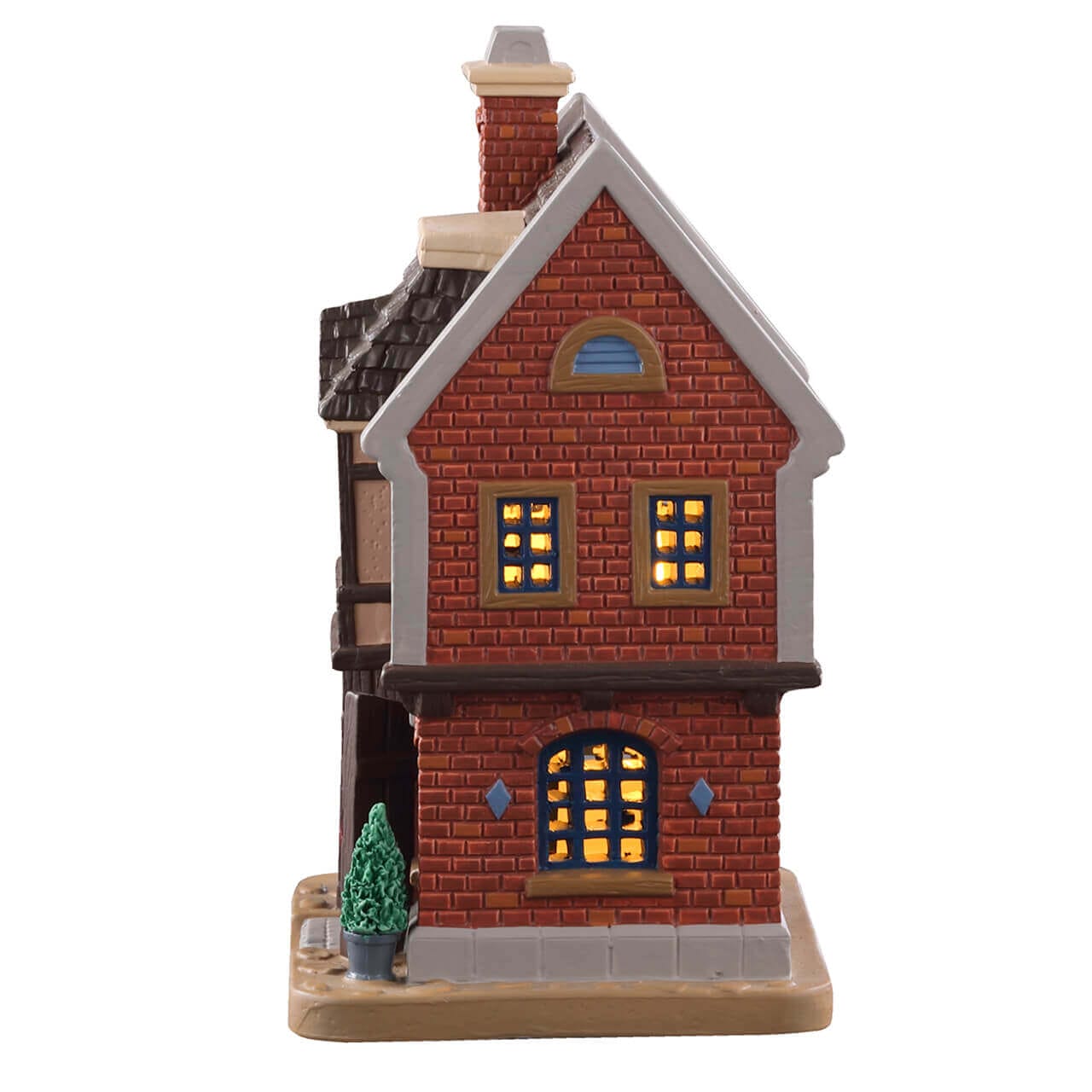 lemax-ainsworth-coach-house-maison-miniature-lumineuse-village-de-no-l image 3