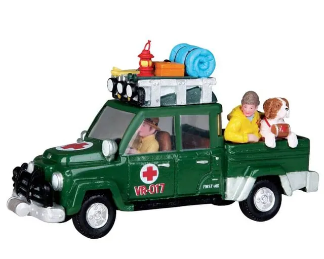 lemax-ranger-rover-v-hicule-miniature-pour-village-de-no-l image 1