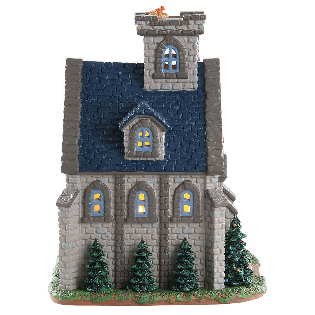 lemax-st-constantine-cathedral-glise-miniature-lumineuse-village-de-no-l image 3