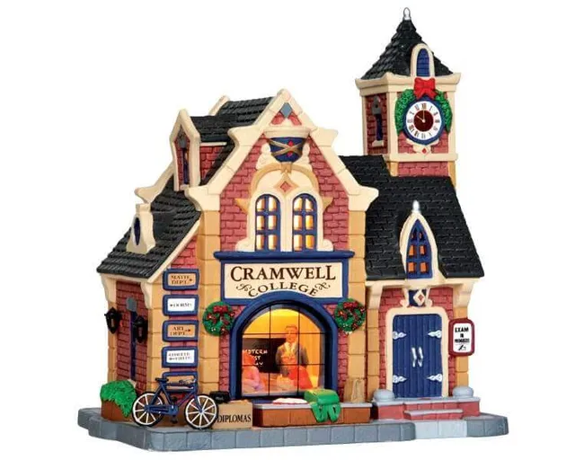 lemax-cramwell-college-b-timent-cole-miniature-lumineux-village image 1