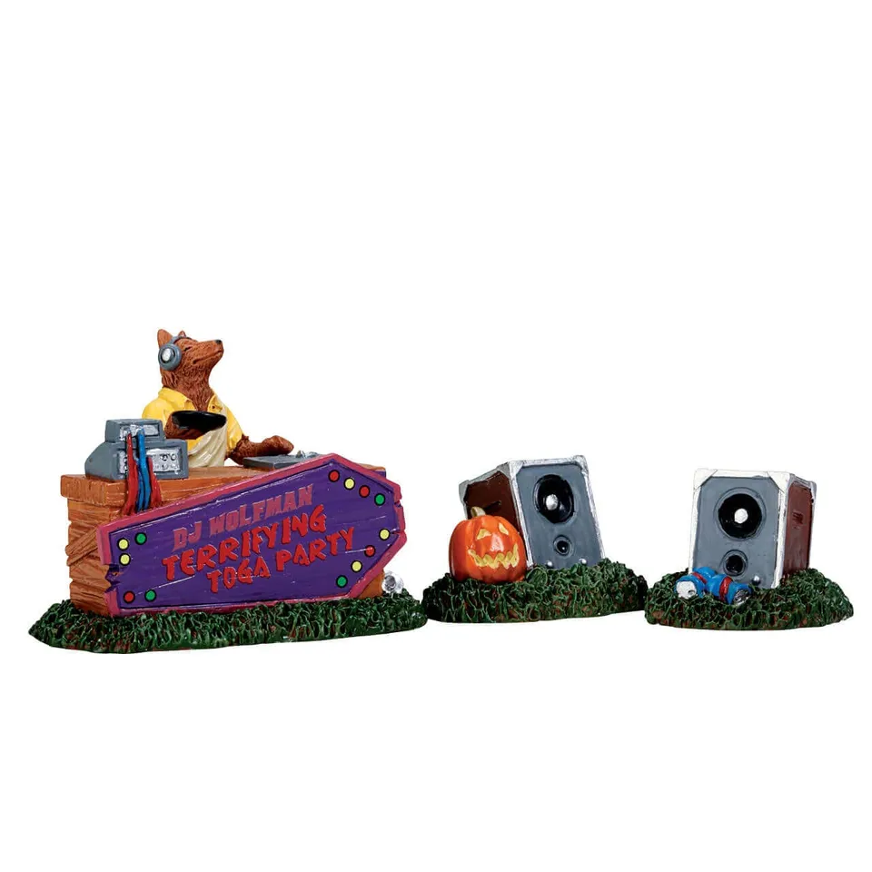 lemax-dj-wolfman-set-of-3-lot-de-3-figurines-spooky-town image 1