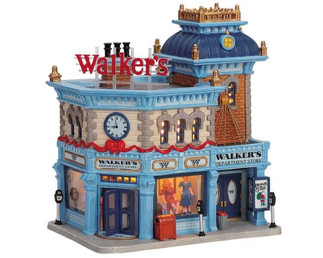 lemax-walker-s-dept-store-b-timent-miniature-village-de-no-l image 1
