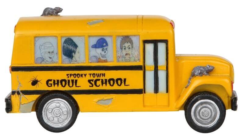 lemax-ghoul-school-bus-v-hicule-miniature-spooky-town image 3