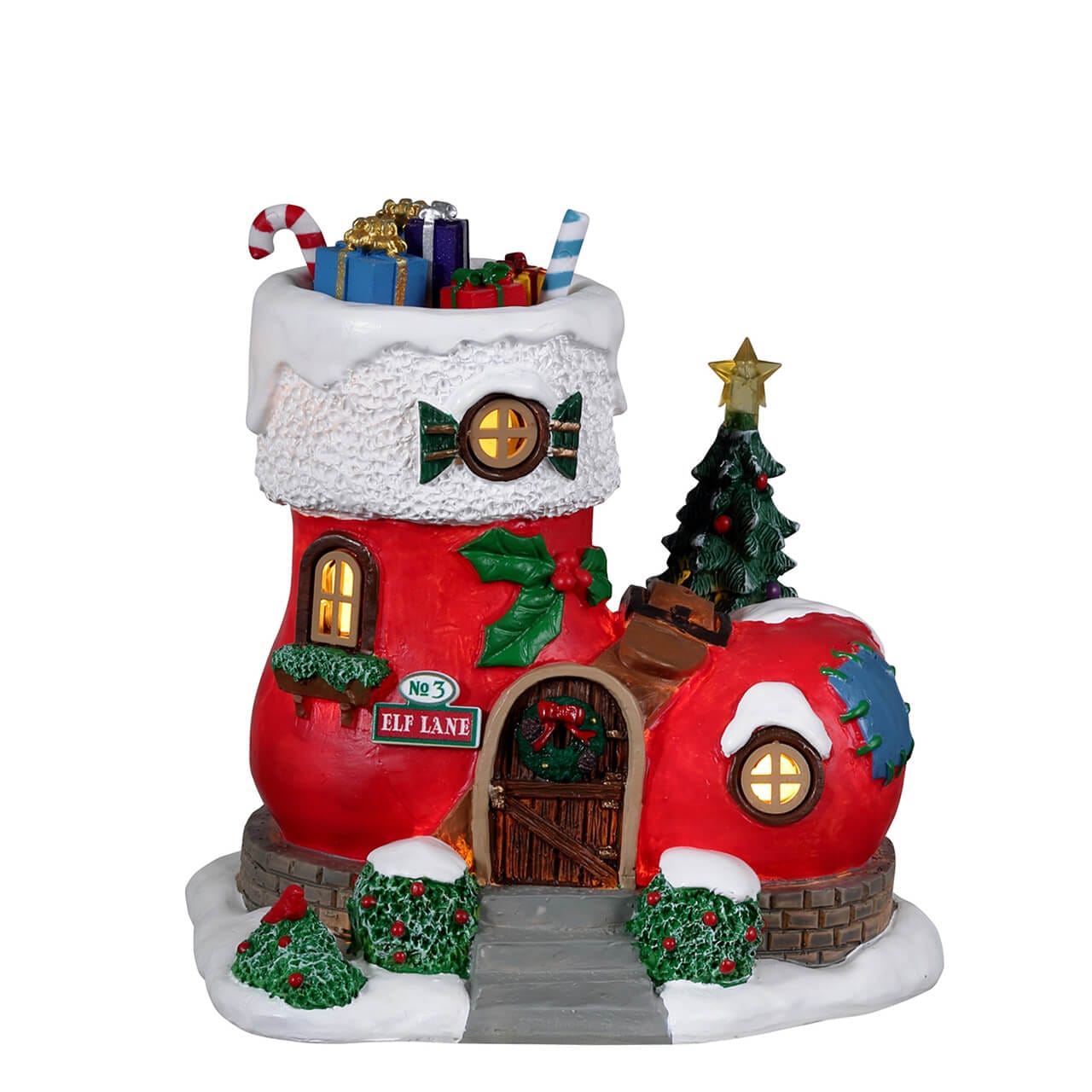 lemax-no-3-elf-lane-maison-miniature-de-village-de-no-l-santa-s-wonderland image 5