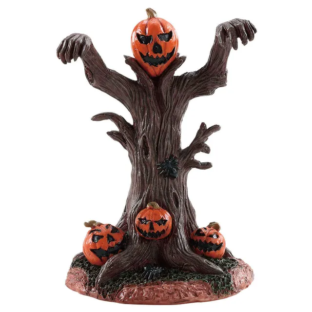 lemax-evil-pumpkin-tree-arbre-halloween-spooky-town image 1