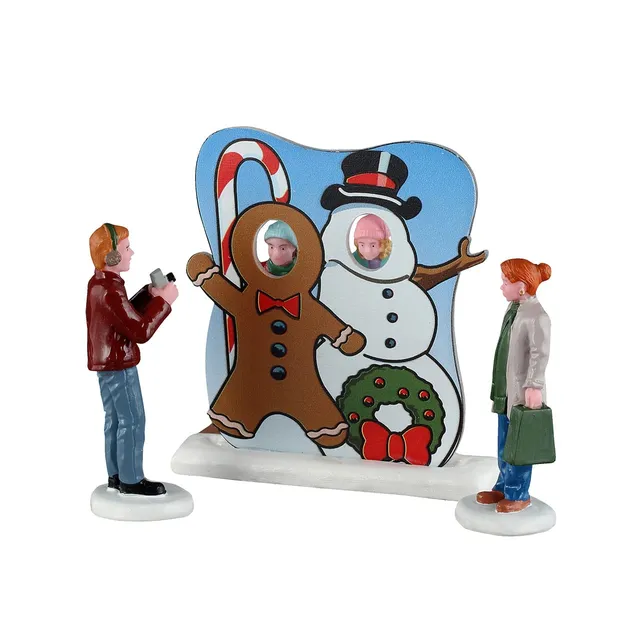 lemax-frosty-photo-op-harvest-crossing-figurine-photo-de-famille image 1